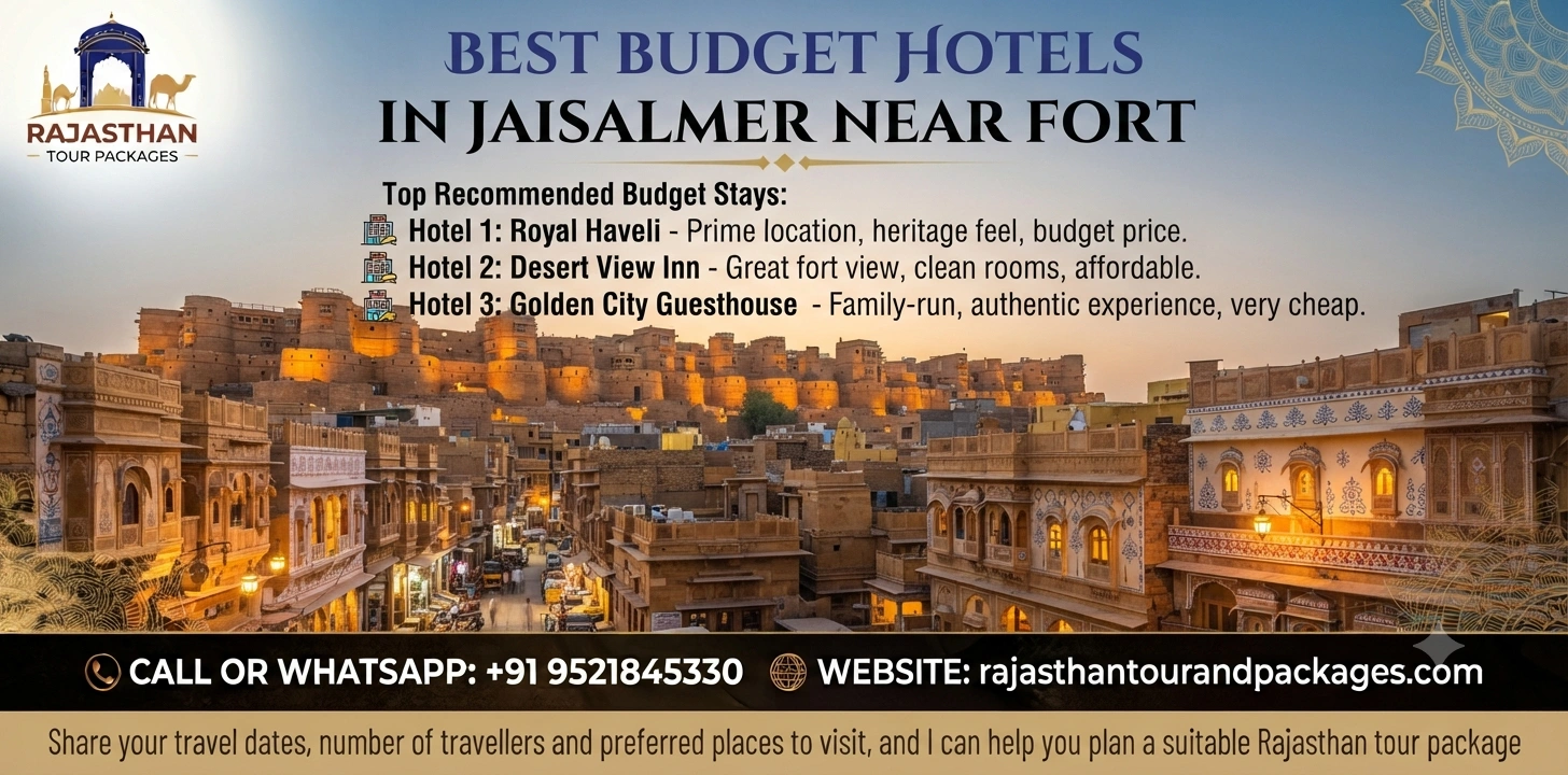 Best Budget Hotels in Jaisalmer Near Fort