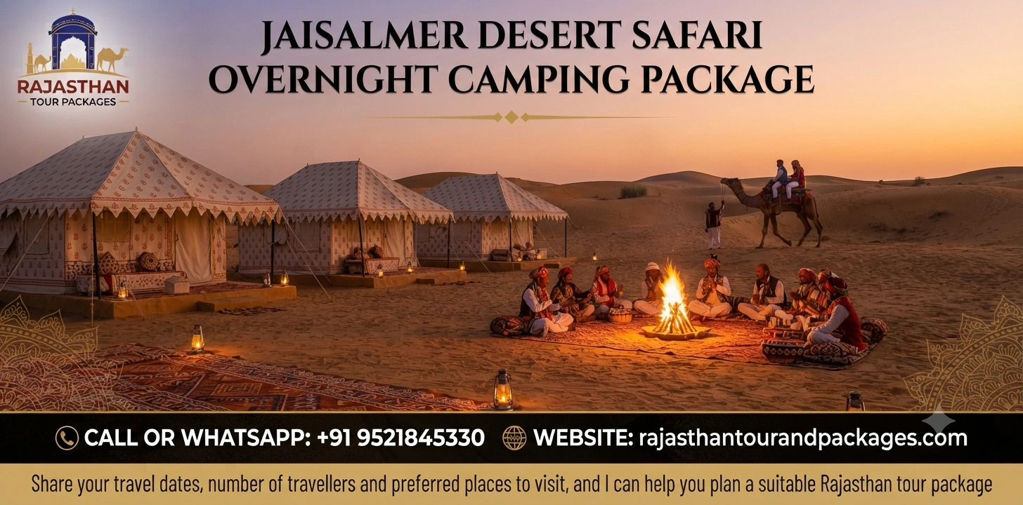 Jaisalmer Desert Safari Overnight Camping Package